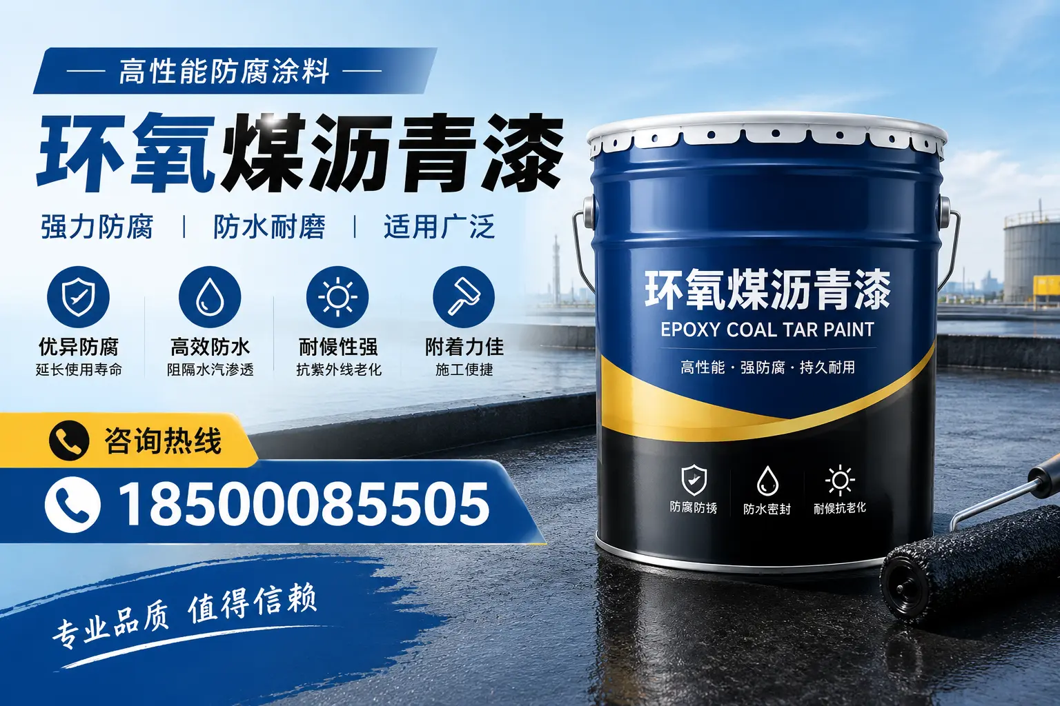环氧煤沥青漆的主要成分与功能，石狮用户深度了解